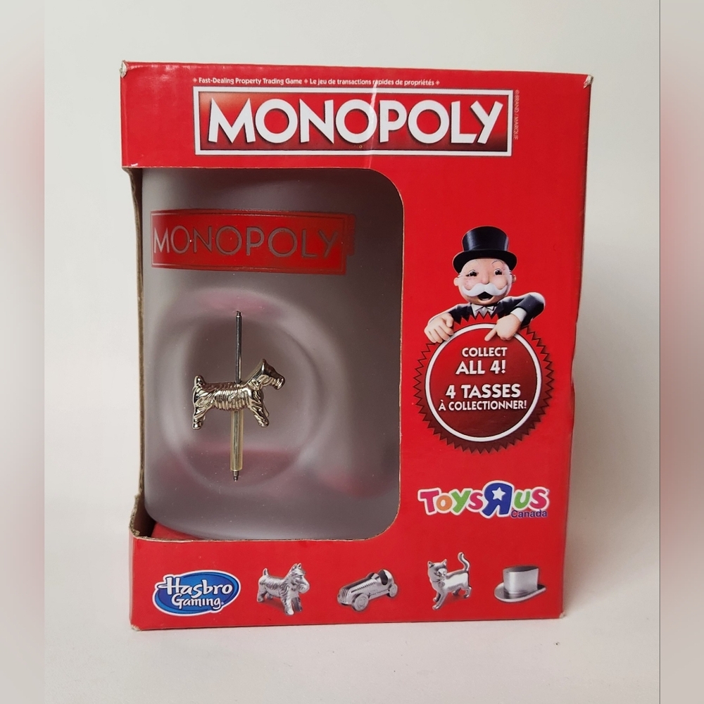 Rare Monopoly Frosted Mug